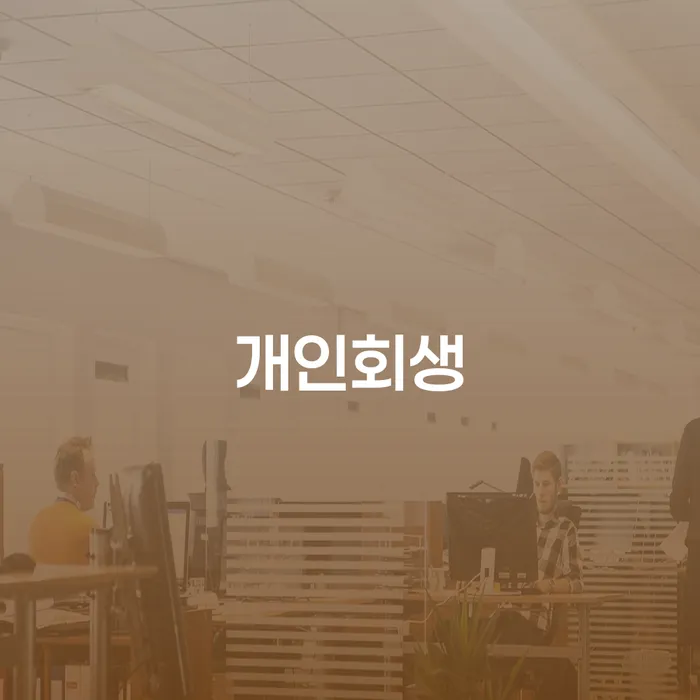 개인회생문의 대출 받은 돈채무조정 잘신청하기
