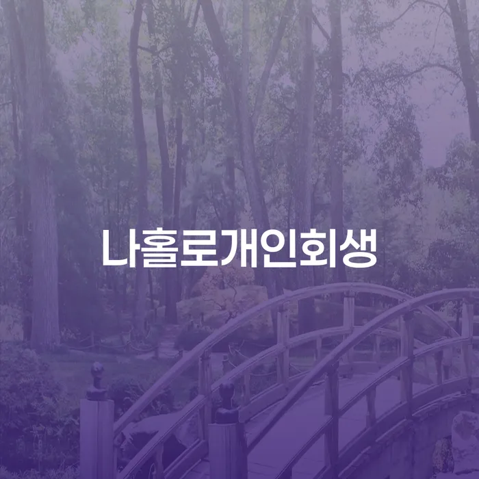 부채증명원발급 개인회생 처리방법 신청장점