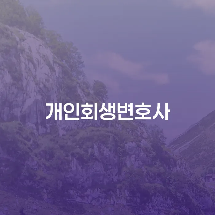 구례군 기사회생 개인회생 제도 적정한