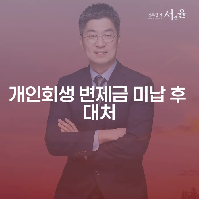 개인회생 변제금 미납 후 어떻게 대처할 수 있을까요?