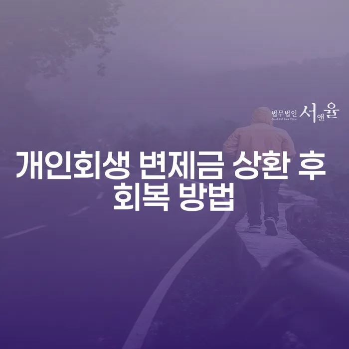 개인회생 변제금 상환 후 회복 방법: 신용 회복과 경제적 재기를 위한 가이드