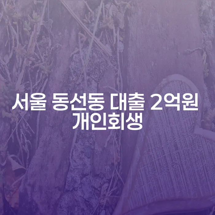 서울 동선동 대출 2억원 개인회생, 폐업상담이 필요할 때 어떻게 해야 할까요?