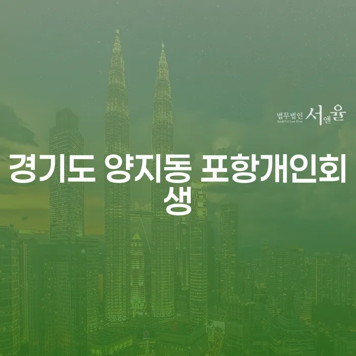 경기도 양지동 포항개인회생과 개인파산, 어떻게 선택해야 할까요?